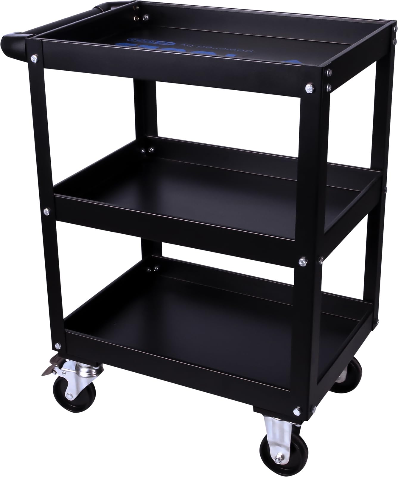KS Tools TOOLS Service-Wagen [Powered by KS TOOLS] BT150900 Werkstatt Service-Wagen Schwarz 76, 3 x 44, 3 x 84, 3 cm (B x T x H)