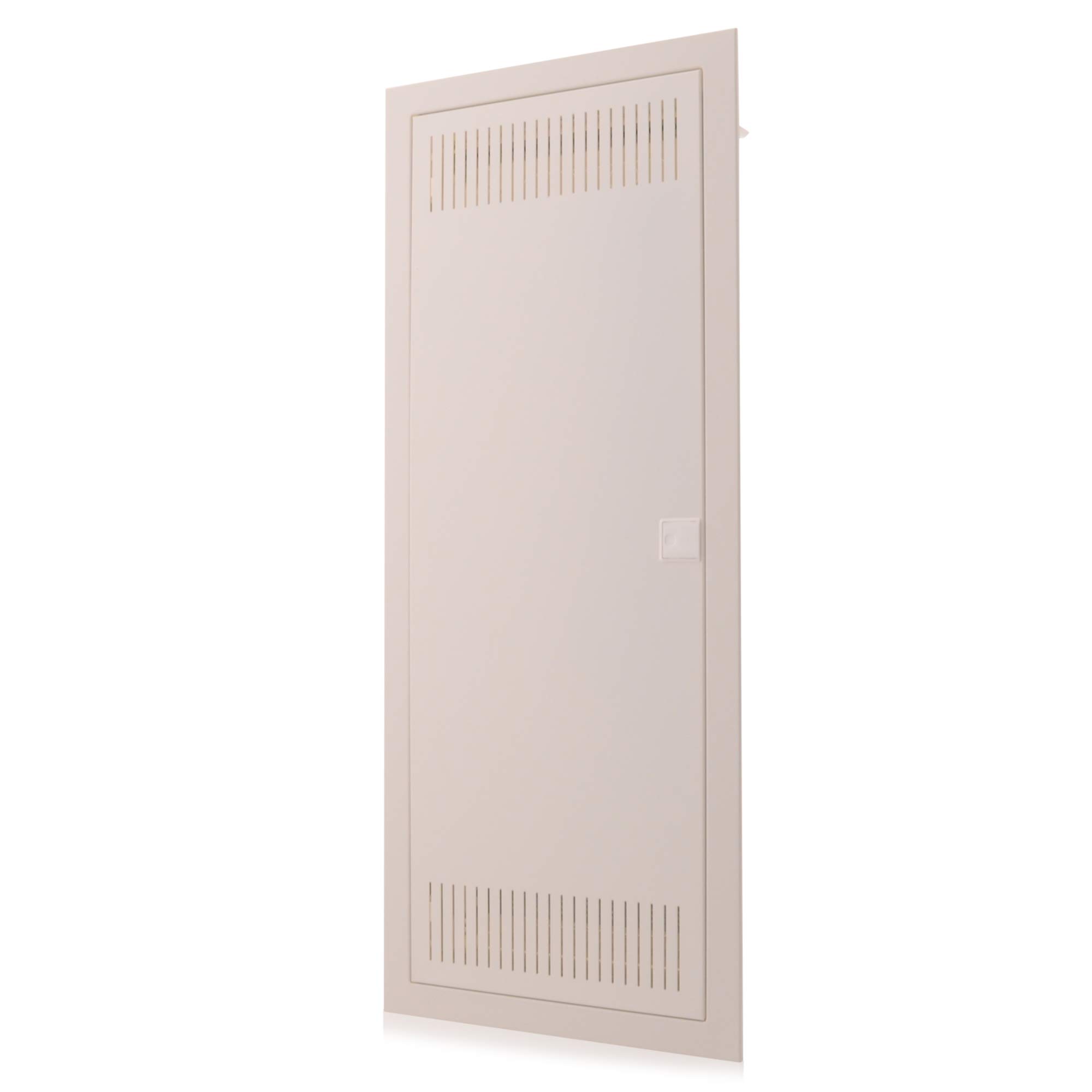 Intratec boîtier multimédia et tableau de distribution combiné encastré, IP30, 842 x 346 x 92 mm, 1 rangée, 12+2 modules, porte en acier blanc RAL 9003, répartiteur de communication
