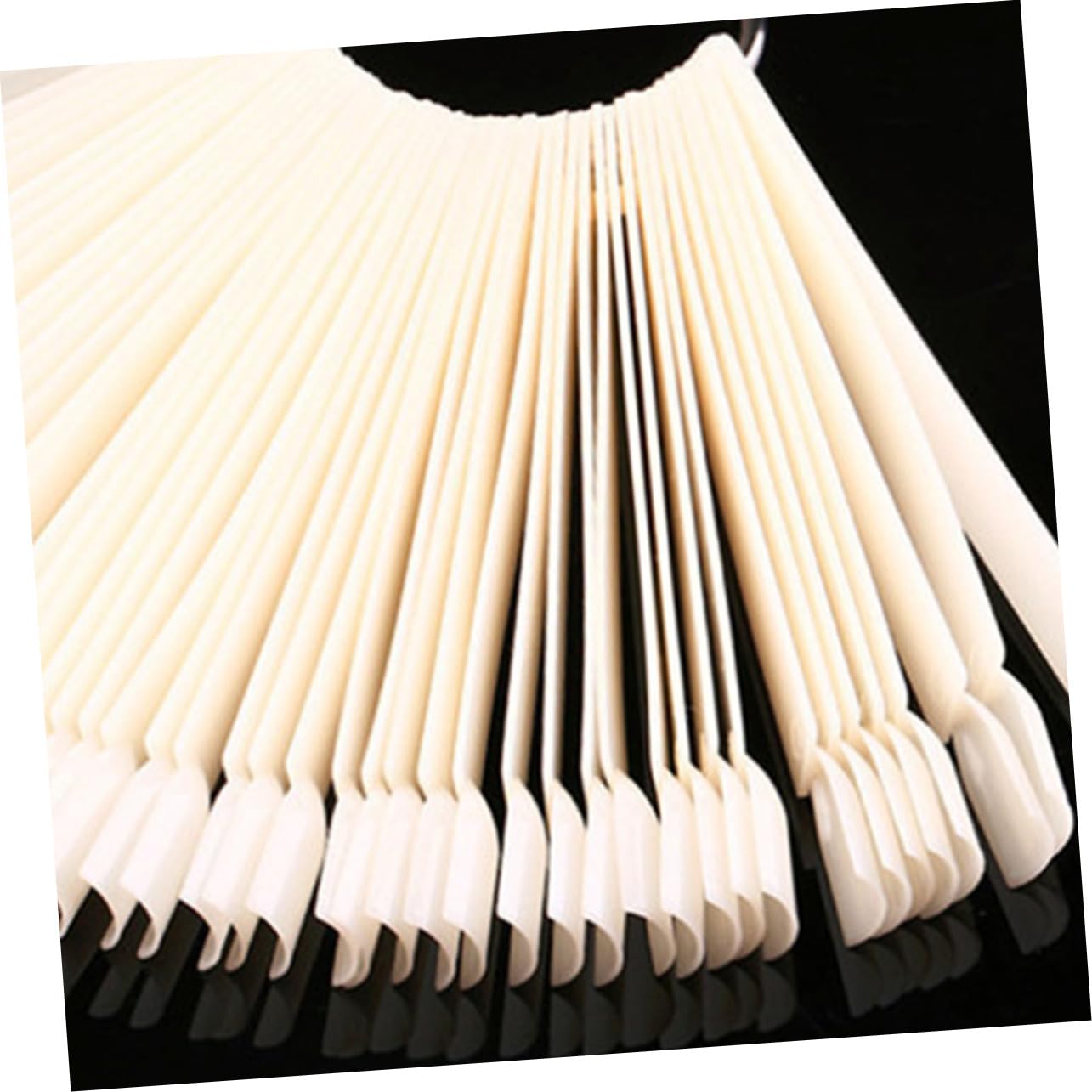 NOLITOY 250pcs Practice Nail Art Display Sticks Manicure Nail Tips Supplies for Hand