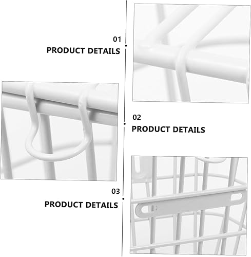 Miniatura 5 de Hierro Bicicleta Frente Cesta De Almacenamiento Bicicleta Eléctrica Ciclismo Bin Tapa