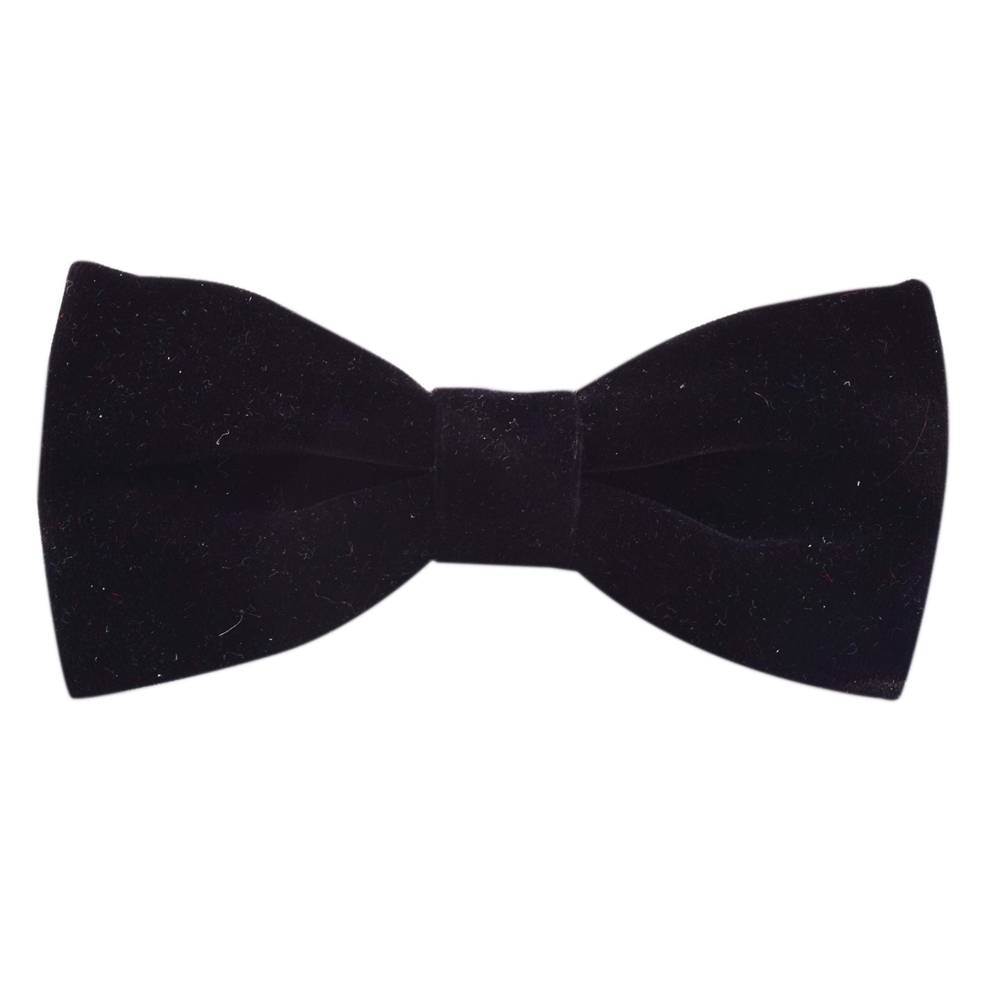 VOICIFrance Mens Silky Velvet touch pre knotted Bow Necktie Adjustable Band Free Size