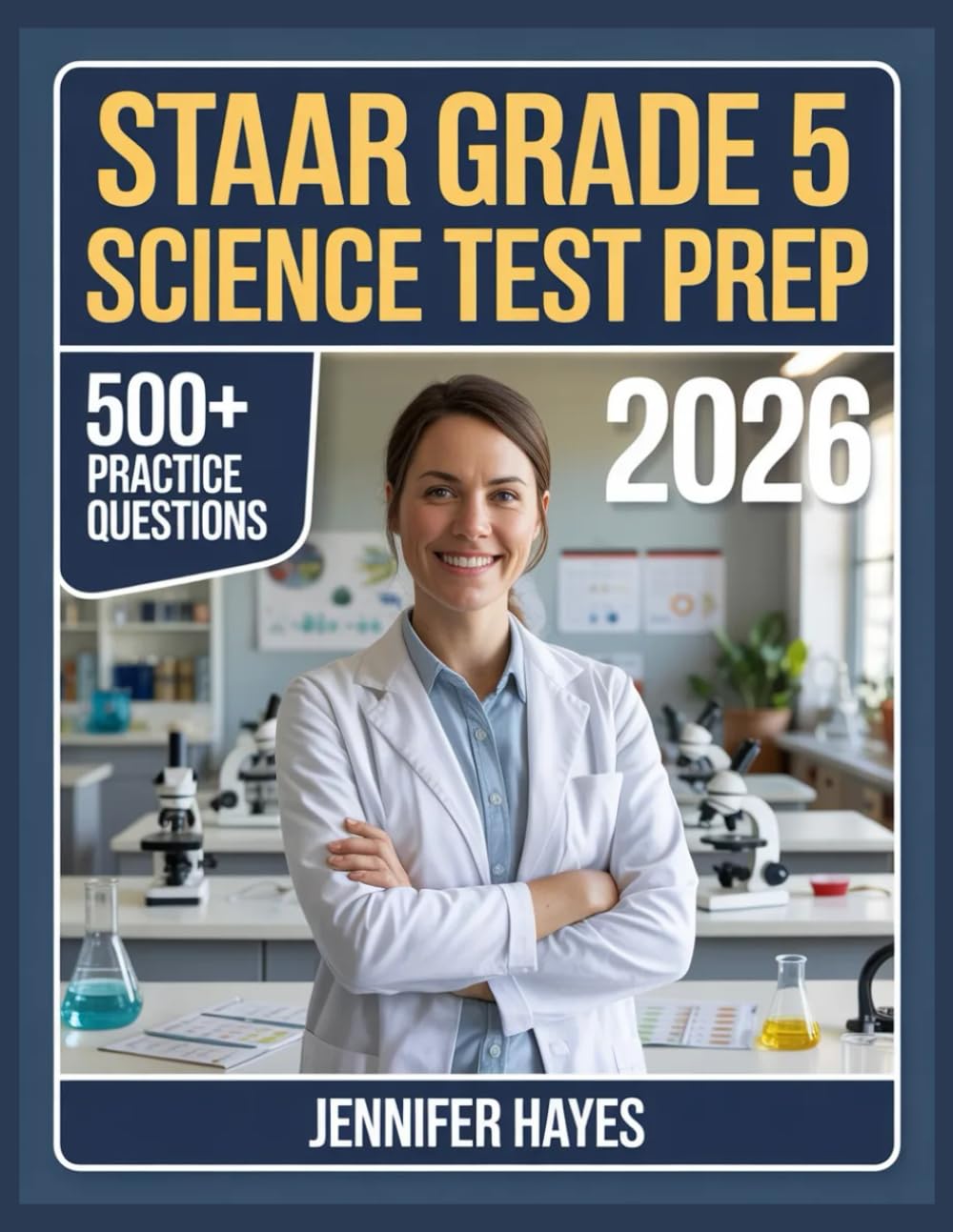 STAAR Grade 5 Science Test Prep 2026: 500+ Review Questions with Full Explanations and Study Guidelines
