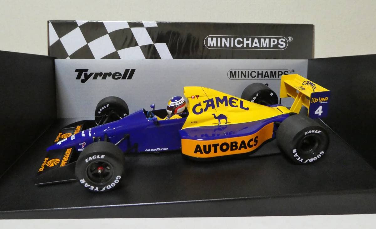 ティレル018 アレジ 1989年 1/43 - Deagostini F1マシンコレクション デアゴスティーニ 検索用 タメオ BBR イ 3 ホビー ☆96 ティレル 018#４ ジャン・アレジ (1989)F1マシン
