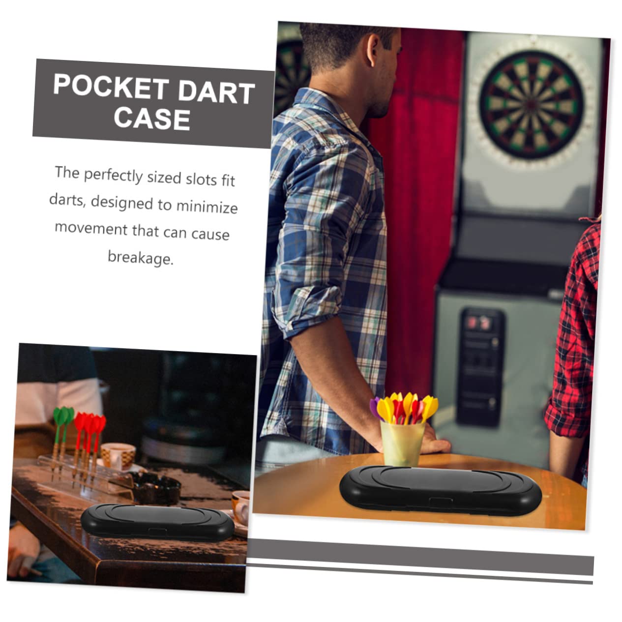 ARTSEWPLY 3Pcs Portable Storage Box Durable Carrying Case for Tip Protects Accessories with Custom Slots for Travel and Storage