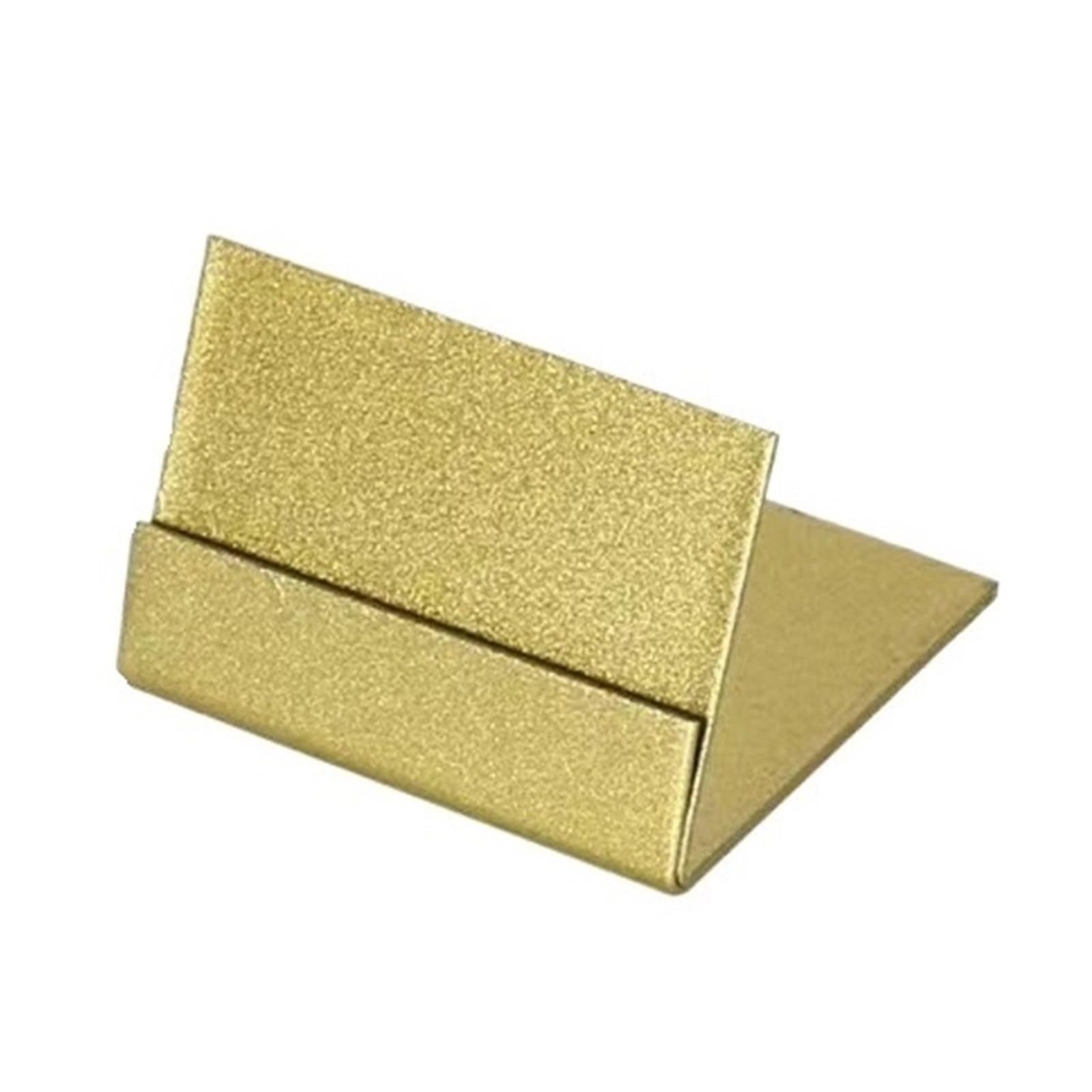 Lot de 30 supports de cartes en métal doré
