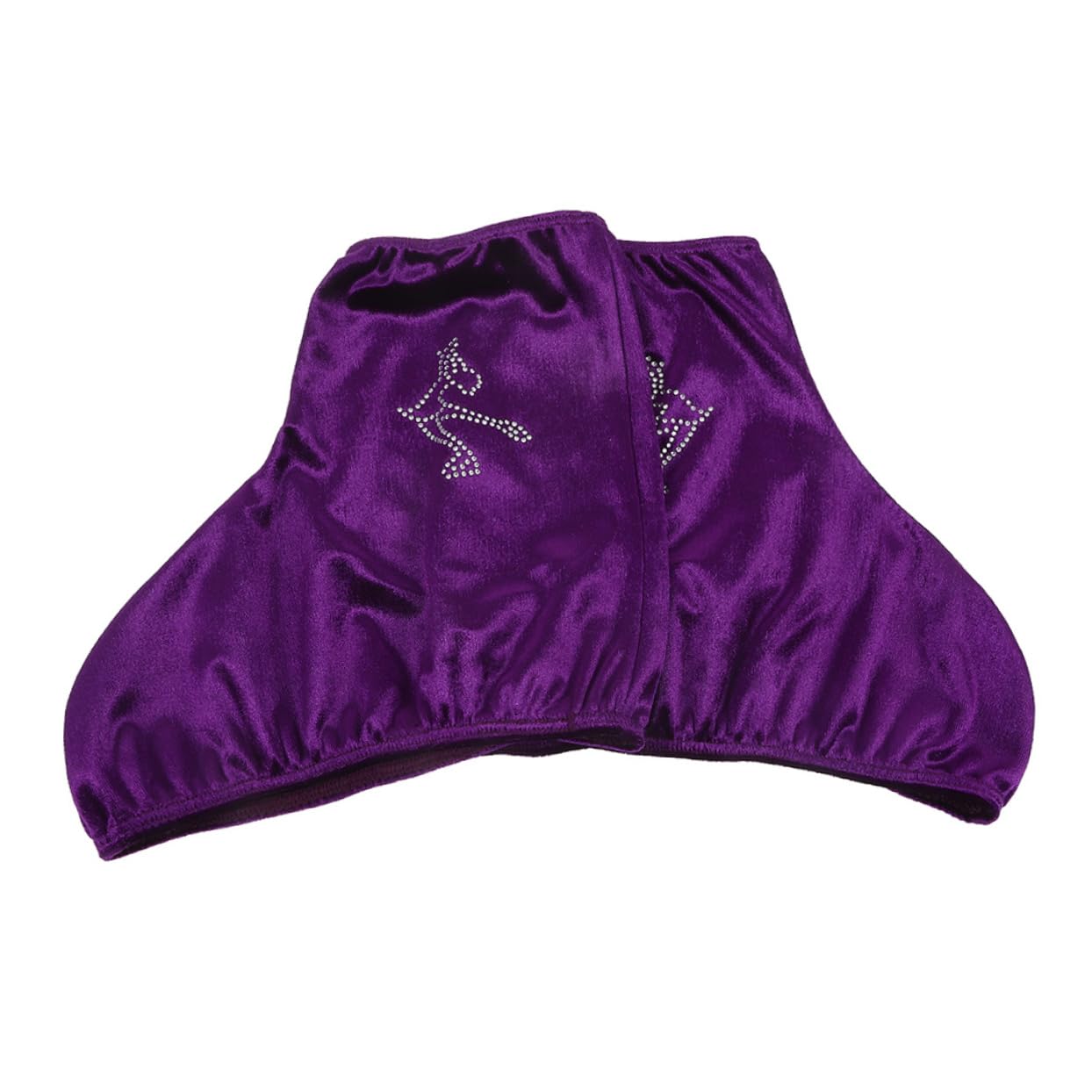 BESPORTBLE Fundas para Patines Cubiertas De Patines Resistentes Desgaste Cubierta del Zapato Cubre Botas De Hockey De Patines De Hielo Elásticos Púrpura Poliéster
