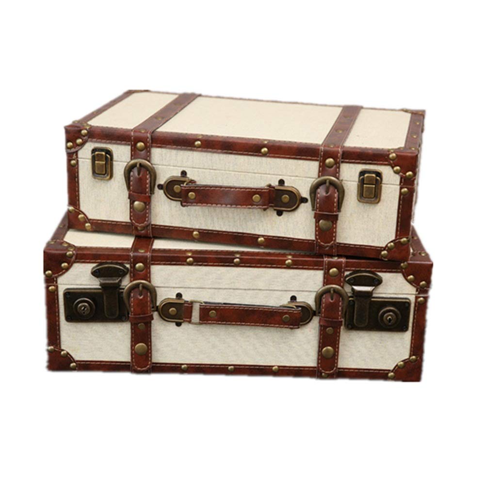 Amazon｜ヴィンテージスーツケース ホームデコレーションのために