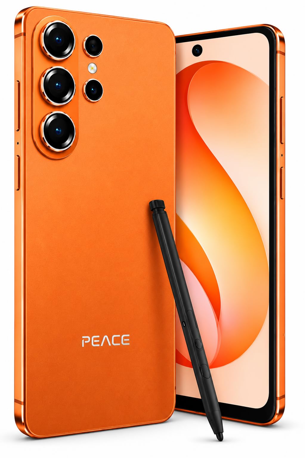 PEACE Aura 26 4G Smartphone with 6.67-inch Display, Android 14, 4GB RAM, 64GB Storage, 20MP Camera, 5000mAh Battery,Metal Body (Orange)-picture-28