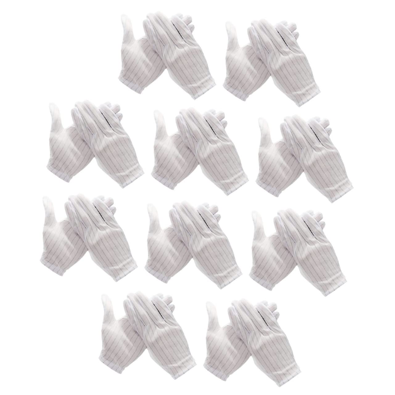 5 Pares De Guantes Mecánicos Para Trabajos Estáticos Para Reparación De Electrónica 10 Pares