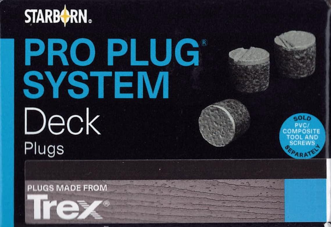 Starborn Pro Plug System Plugs for PVC Composite Decking