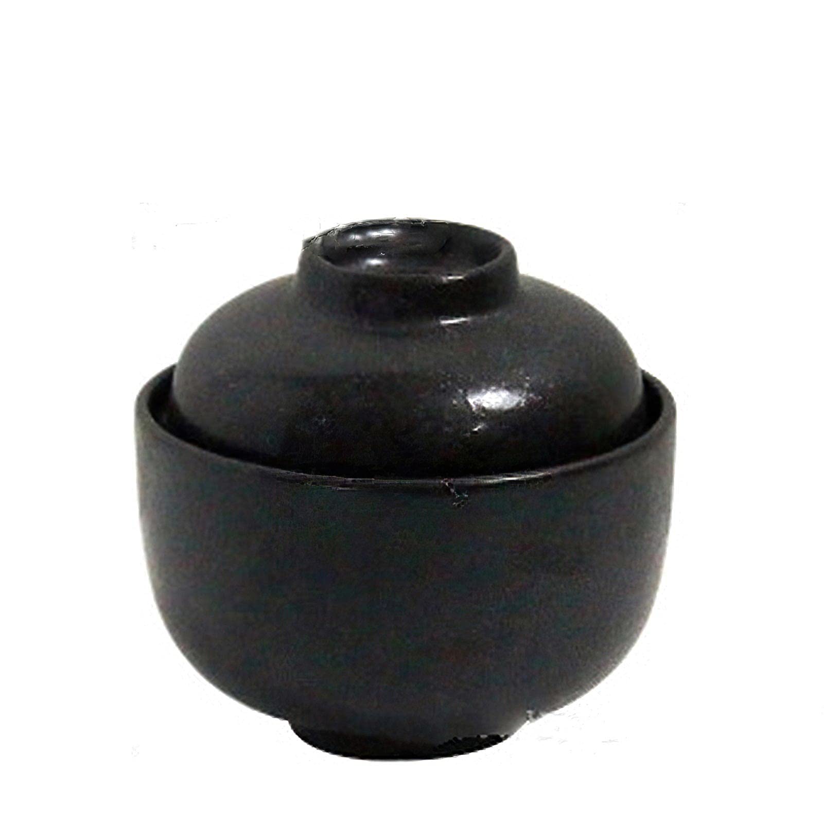 Saladier Pot à ragoût en céramique Bol à Soupe avec Couvercle 230 ML Pot à ragoût Vaisselle Oeuf Tasse ménage Cuisine Fournitures Snack Bol Bol(A)