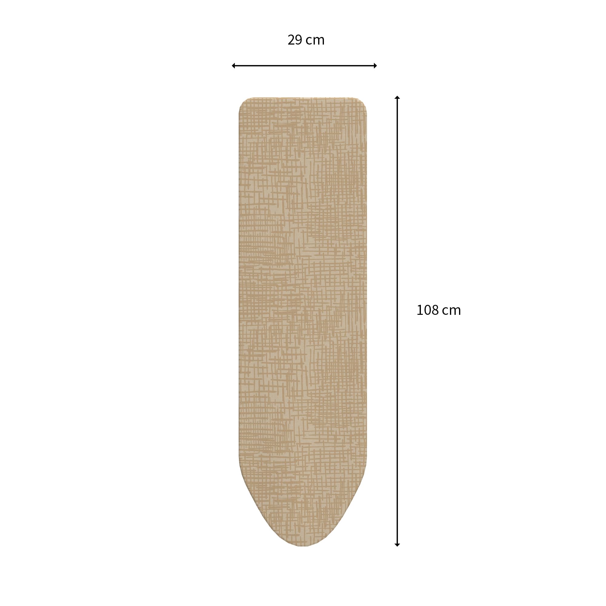 Table à Repasser Rörets Ballade – Table à Repasser Robuste en aggloméré – Hauteur réglable de 64 à 88 cm – Surface de Repassage 28,5 x 108 cm – avec Repose-Fer Coulissant