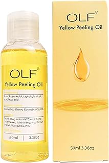 Óleo Peeling Amarelo Corporal - 50ml Óleo Pele Morta, Força Extra, Pele para Manchas Corporais | Adequado para pele escura, corpo, rosto, manchas, pele iluminada Lafande