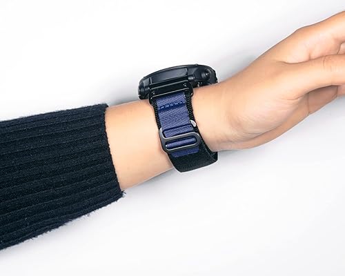 Miniatura 8 de Compatible con Garmin, correa deportiva de nailon tejido resistente con gancho en G para fnixForerunnerVivoactiveApproachMARQquatixD2 Series Correa