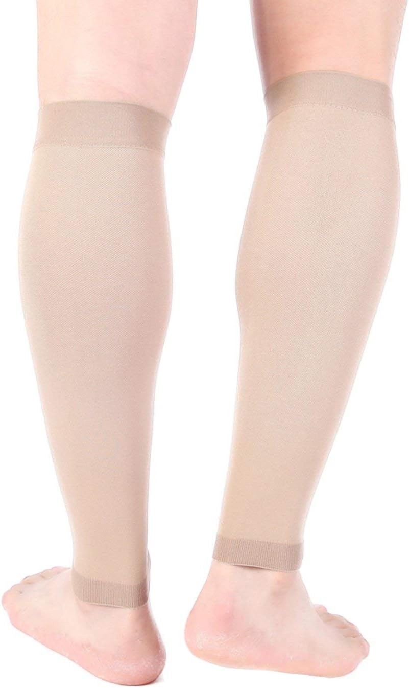 Doc Miller Compression Calf Sleeve for Men & Women – 20-30mmHg Graduated Support for Running, Shin Splints, Calf Strain – Knee High, Small to 6XL Plus Size - Image 6