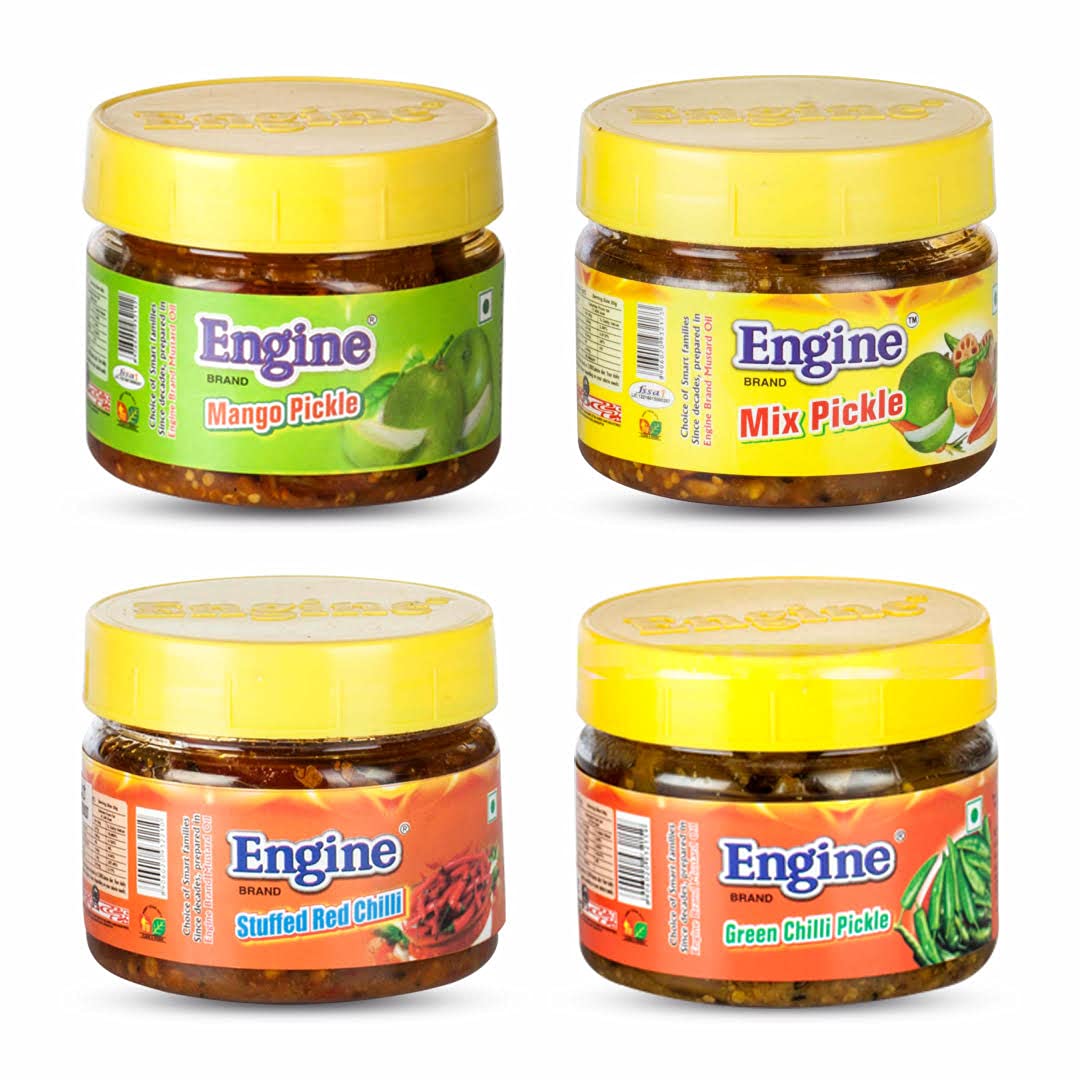 Engine Home Made Achar Combo of Mango Pickle(200g), Mix Pickle(200g), Stuffed Red Chilli(200g), Green Chilli(200g) Homemade Mix Vegetable Achaar/ kachi Ghani Oil Mixed Pickle (B09B4D72FX) Amazon Price History, Amazon Price Tracker