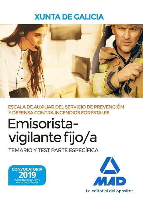 Portada de Escala de Auxiliar del Servicio de Prevencion y Defensa Contra in Cend