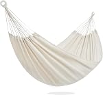 PNAEUT Double Hammocks for Outside, Replacement Outdoor Tree Hammock for Indoor Patio Porch Garden (Coffee, Medium)