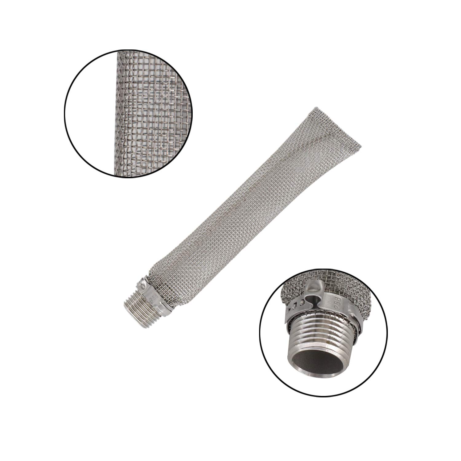 6'' Stainless Steel Bazooka Screen Pot Filter Boil Screen Brew for Home Brew