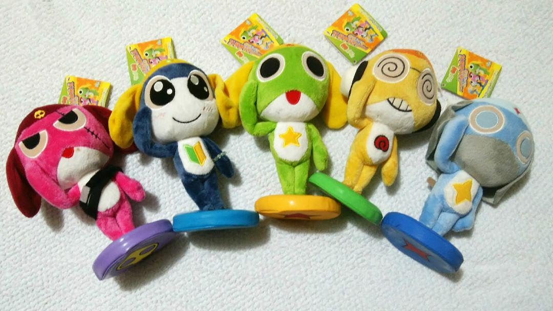 Amazon.co.jp: ケロロ軍曹ぬいぐるみ タグ 5体コンプリート : ホビー