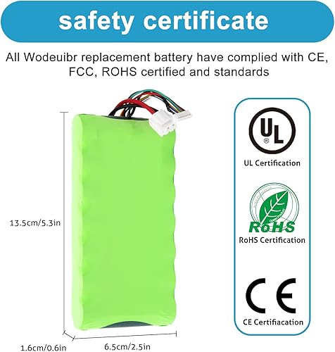 Miniatura 3 de Moccdor Batería de repuesto de iones de litio de 3.0 Ah 25.2 V para aspiradora inalámbrica ligera Eureka RapidClean Pro, batería NEC180NEC185