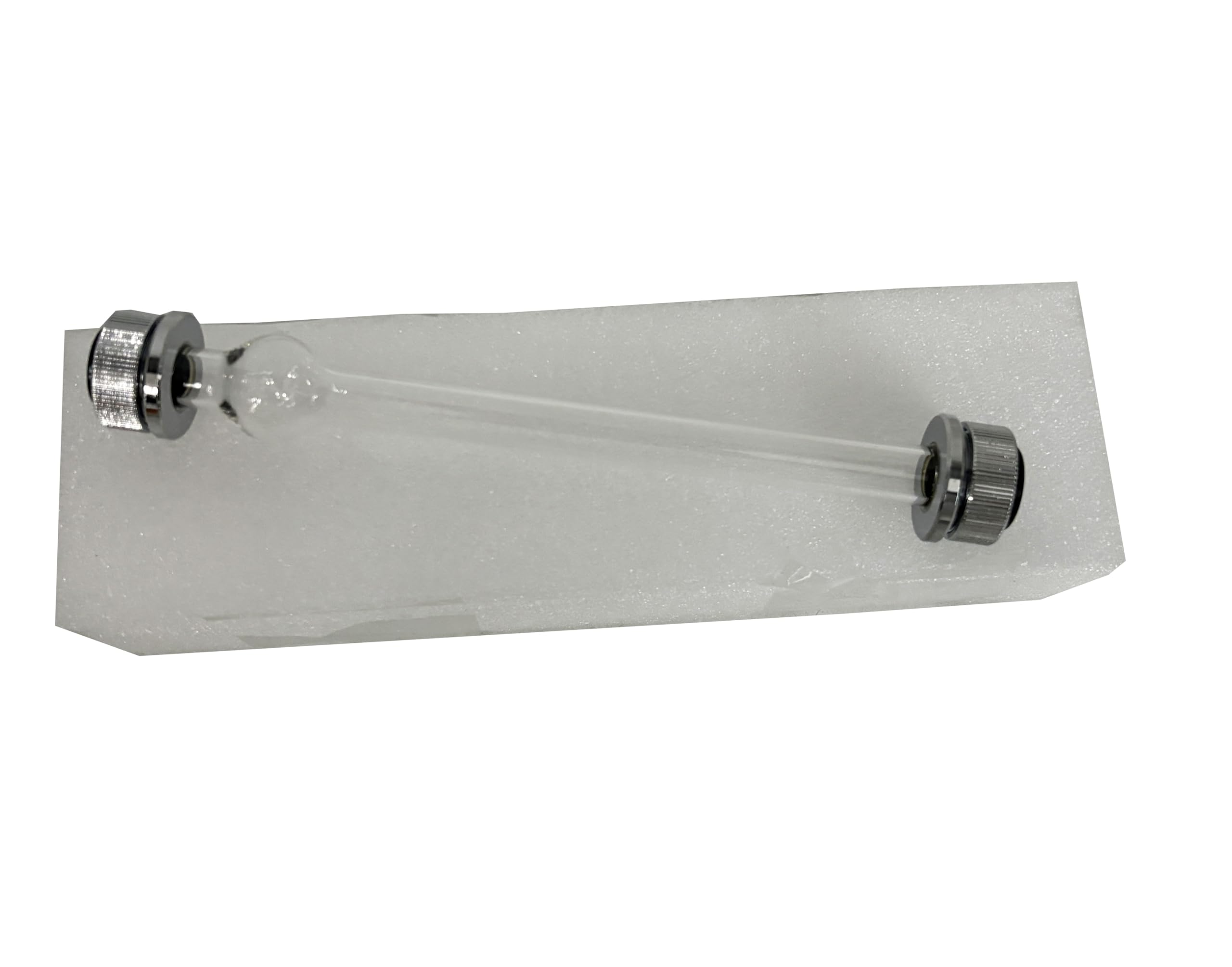 Tubo polarímetro de 200 mm - Portamuestras de vidrio for polarímetros manuales WXG-4 y semiautomáticos POL-200