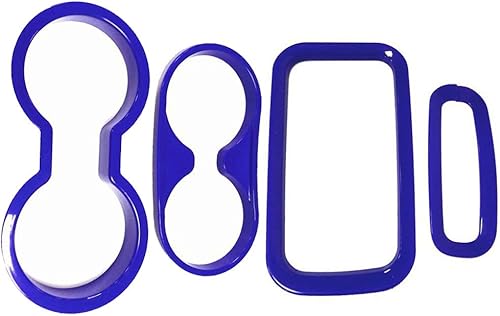 Miniatura 4 de Juego de tapicería E-cowlboy para portavasos delanteros y posteriores, palanca de cambios y caja de transferencias para Jeep Wrangler de 2 o 4