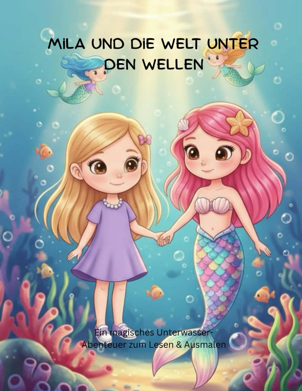 Mila und die Welt unter den Wellen: Ein magisches Unterwasser-Abenteuer zum Lesen & Ausmalen (Kosa Kreativ – Mila Abenteuer)