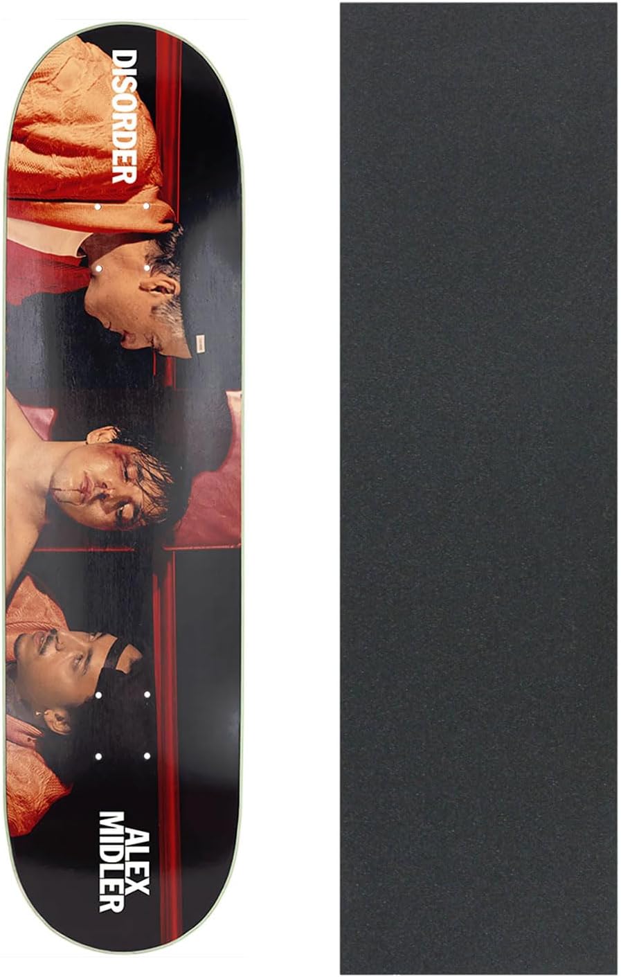 Disorder Skateboard Deck Alex Midler Rocky 8.38" x 31.88" with Grip