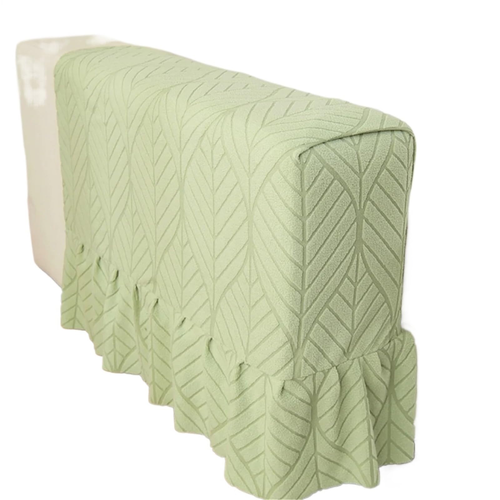 Bryske 4pcs Jacquard Armrest Slipcover Stretch Chair Covers Armchair Sofa Furniture Protector For Living(Light green)