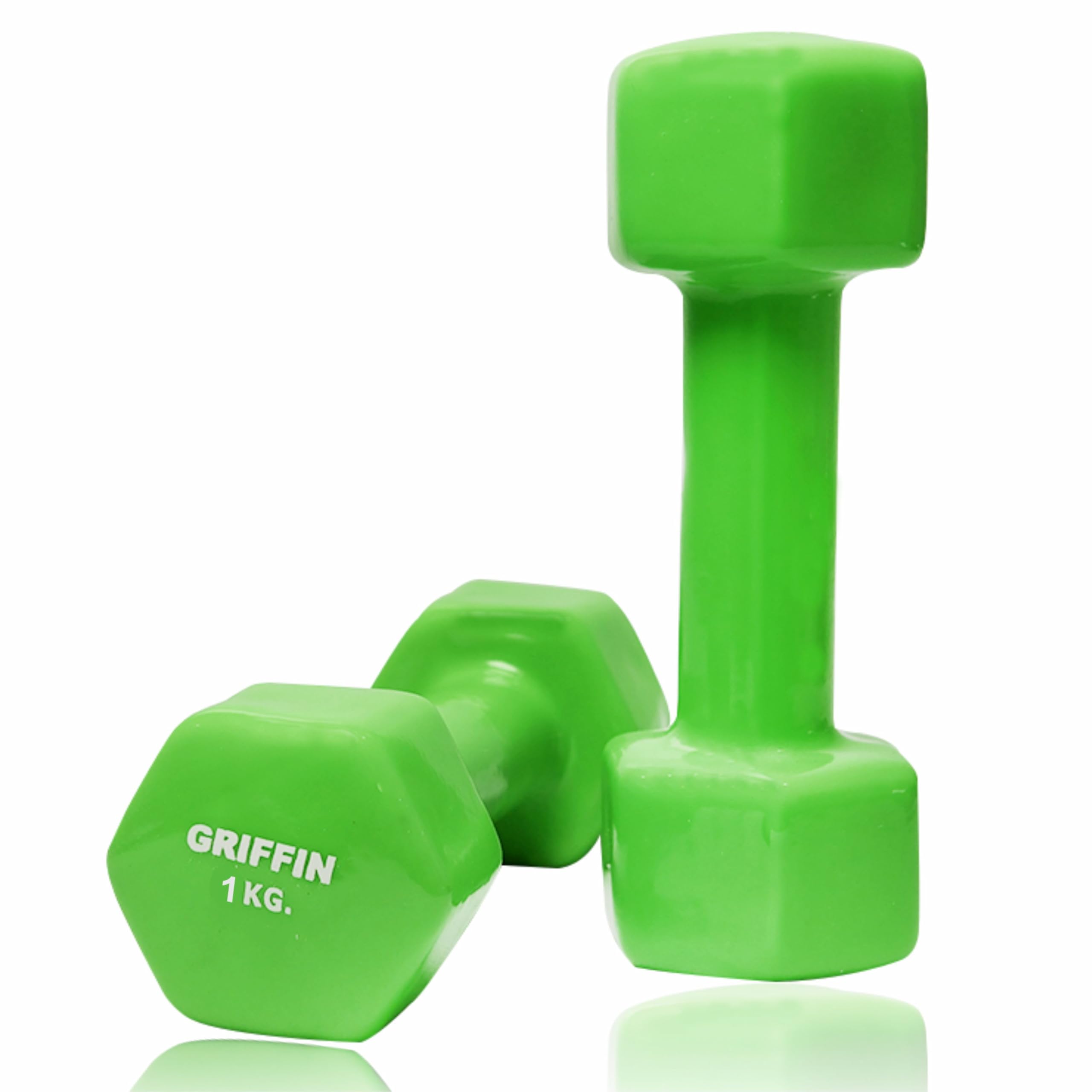Griffin 1 kg Pair (2pcs,*1kg), Anti Slip, Vinyl Coated Dumbbell (B08XJQGT8J) Amazon Price History, Amazon Price Tracker