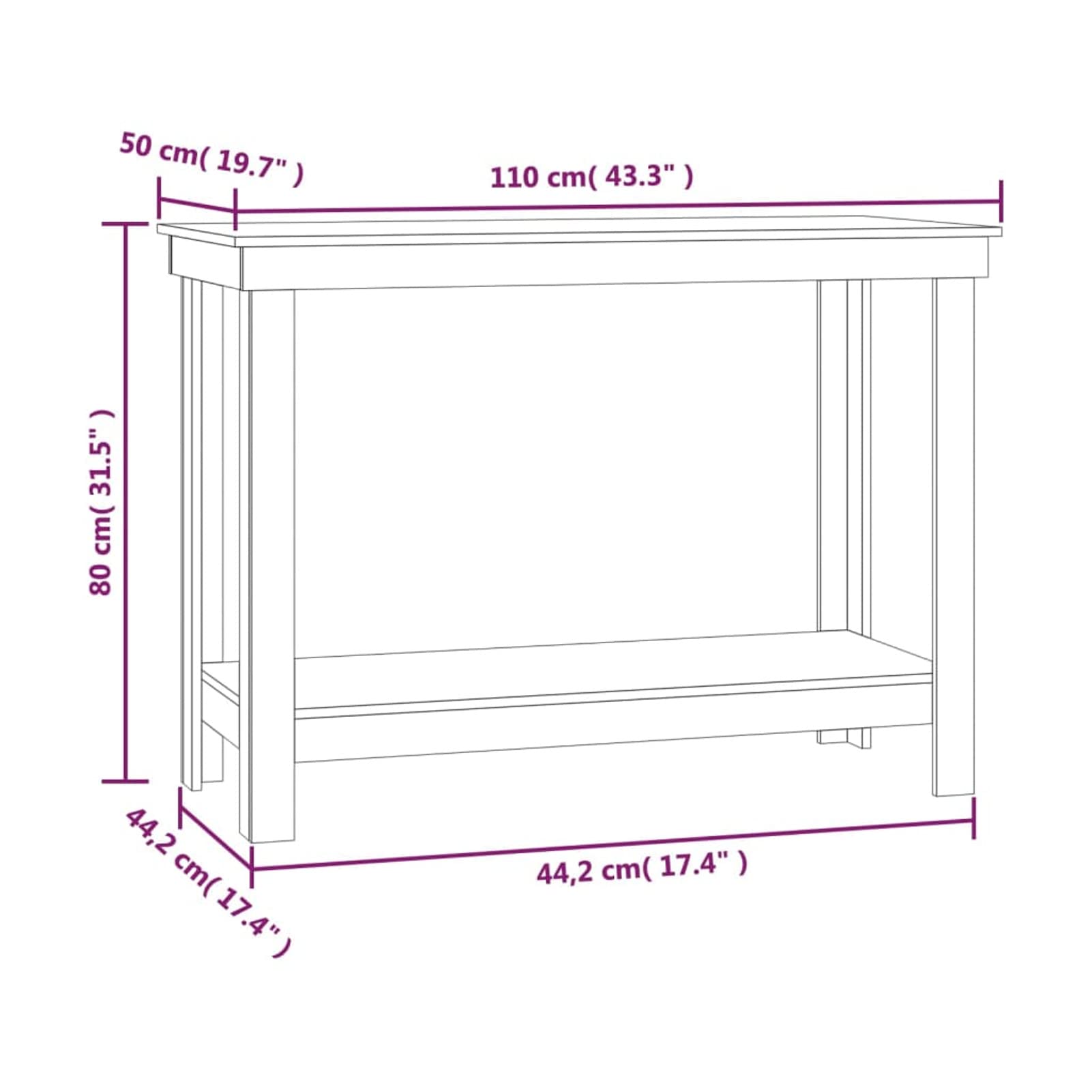 ShGaxin Banco de Trabajo, Mesa De Trabajo Taller, Caballete Mesa, Banco Herramientas, Bancada De Trabalho, Caballete para Mesa, de Madera Maciza de Pino 110x50x80 cm