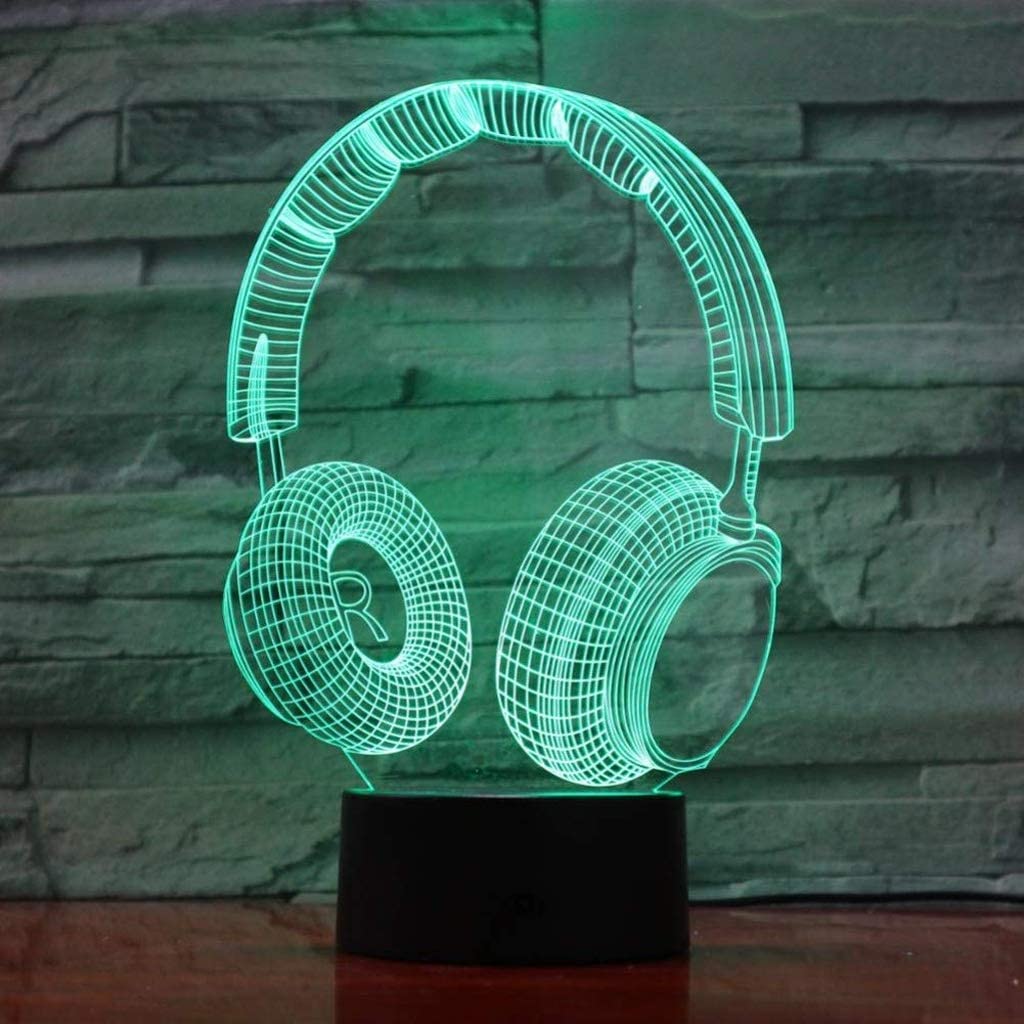 Veilleuse 3D, lampe LED tactile à économie d'énergie lampe de chevet lampe de bureau lampe de nuit créative