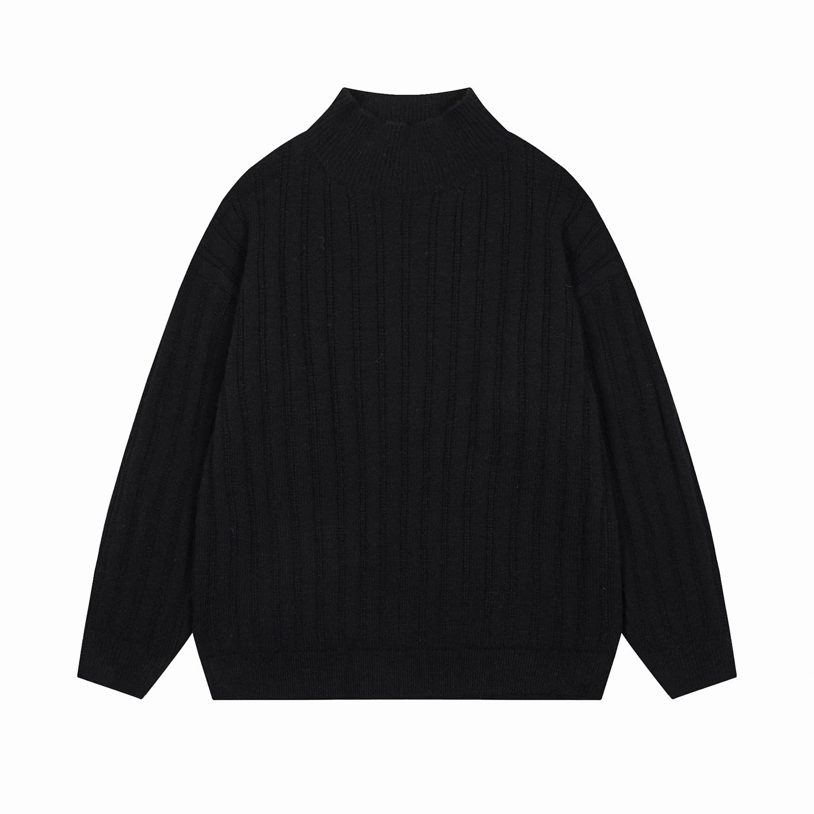 Generisch Unterziehrolli Herren & Rollkragenpullover Stehkragenpullover Rollkragenpulli Unterzieh Regualr Fit Basic Rollkragenpulli Turtleneck Langarmshirt Winter Pullover Rollkragenstrickpullover