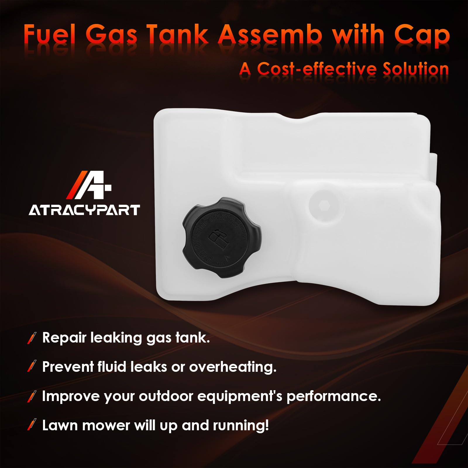 Amazon.com : Fuel Gas Tank Assemb with Cap, Lawn Tractor Gas Tank