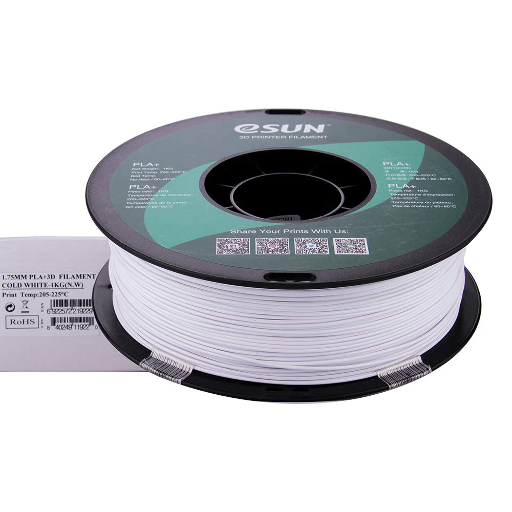 Esun 1.75 mm PLA Pro (PLA +) imprimante 3d Filament Bobine de 1 kg (1 kilogram), 19 Couleurs au choix