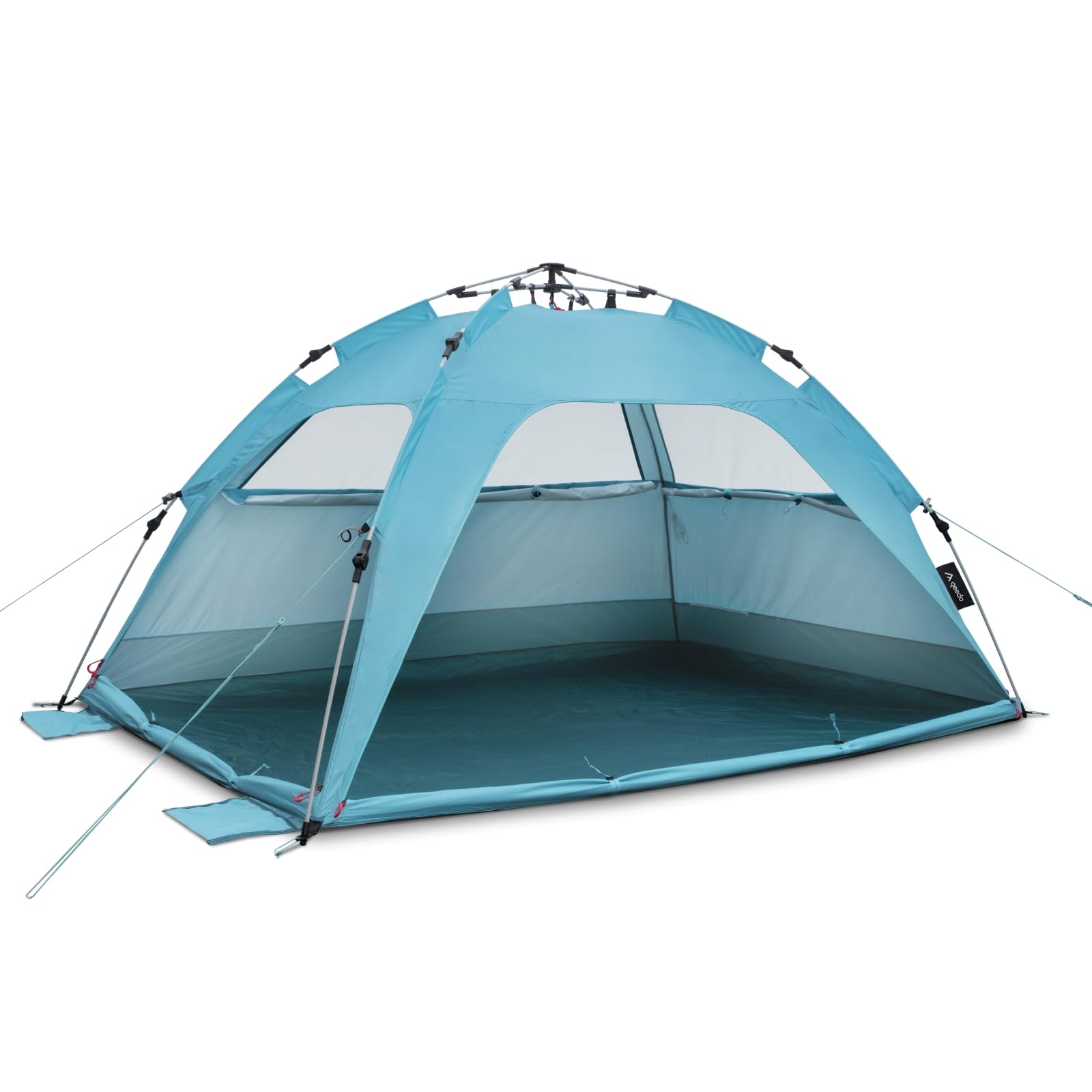 Qeedo Quick Palm Beach Tent UV Protection (UV80 in accordance with UV Standard 801), Quick Set Up (Quick-Up System) - Mint Qeedo Quick Palm Beach Tent UV Protection (UV80 in accordance with UV Standard 801), Quick Set Up (Quick-Up System) - Mint