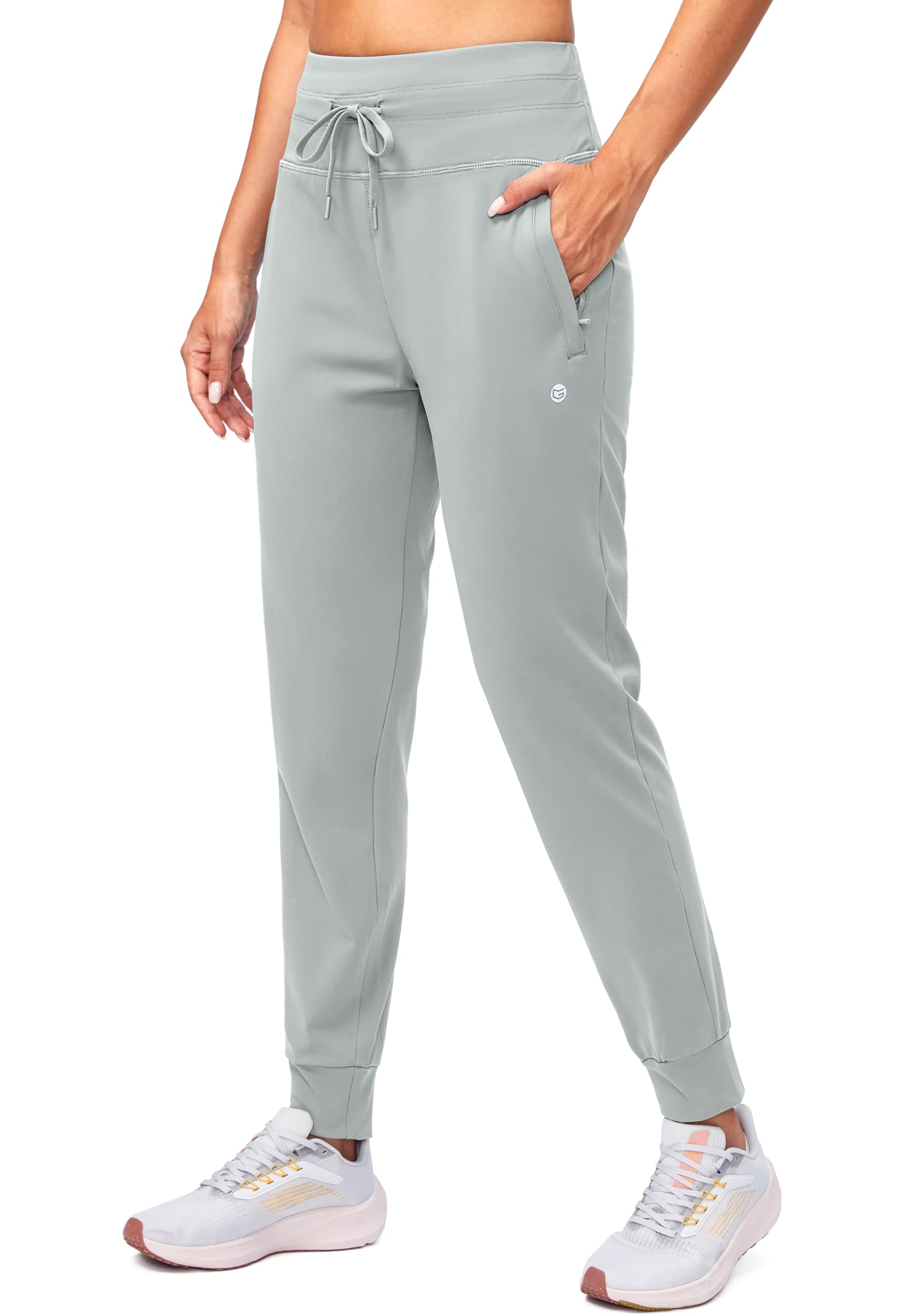 Women's Fleece Lined Joggers Water Resistant Hiking Pants