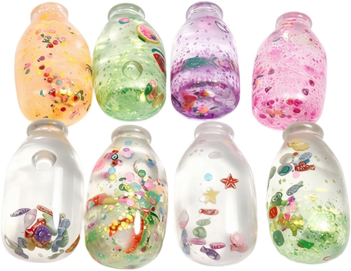 Random 1pc Bottle‑Form Squishy Squeeze Compact Desktop Stress Relief Decor