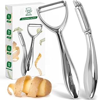 Dunschiller Set Roestvrij Staal – Aardappelschiller - Dunschiller Aardappel - RVS - Voor Groenten en Fruit