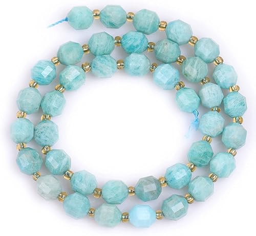 Miniatura 10 de JOE FOREMAN Cuentas de piedras preciosas naturales de cuarzo amarillo citrino facetadas a mano bicono de 0.315 in para hacer joyas para adultos,