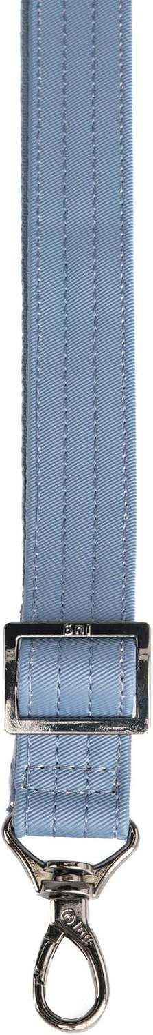 Adjustable Webbed Satin Luxe VL Bag Strap - 1", Blue Moon