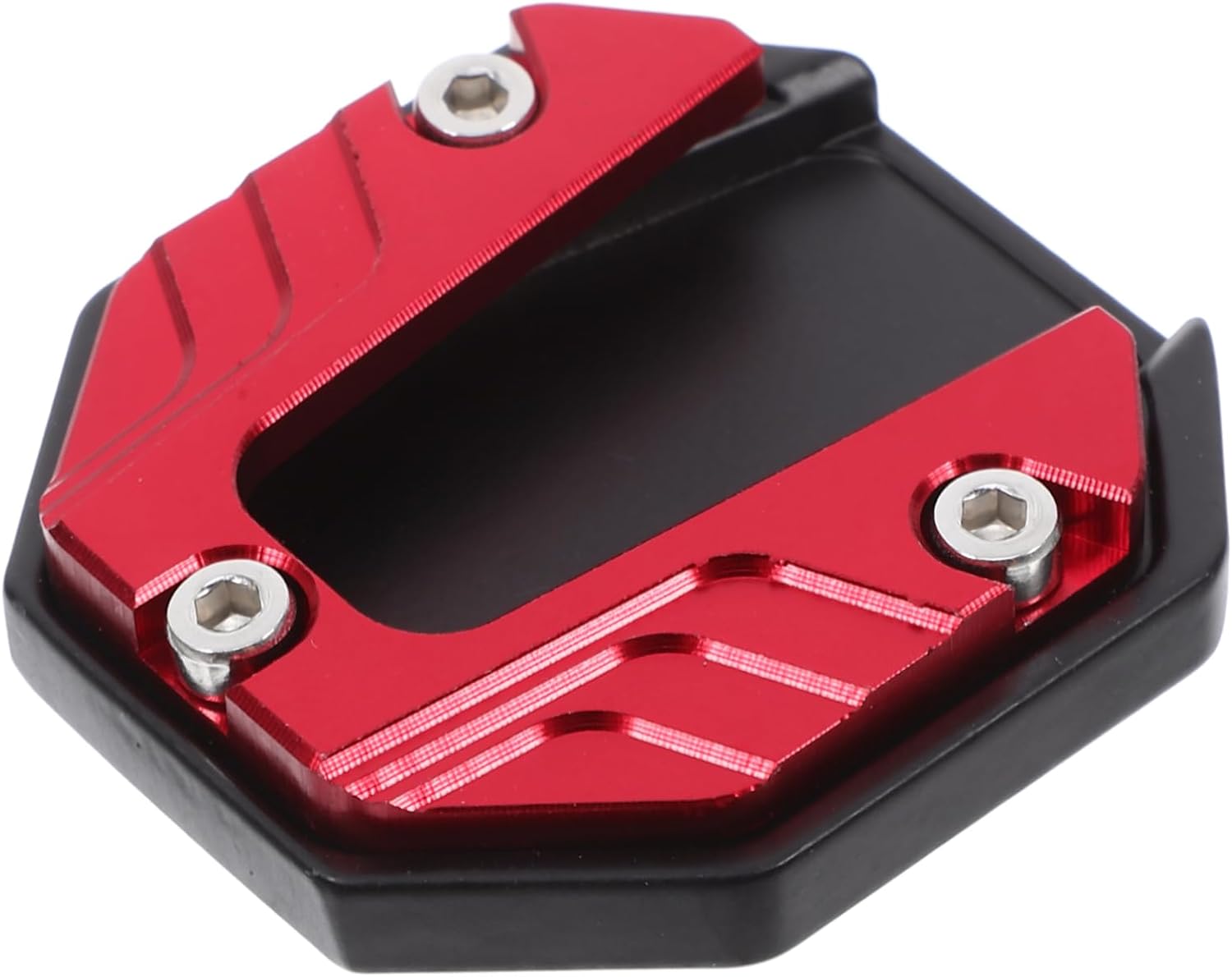 GLEAVI 5pcs Motorcycle Kickstand Extension Pad Sturdy Base Pad Slip Side Stand for Scooter Electric Bikes