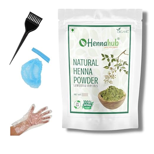 Buy HENNAHUB Natural Henna Leaves Powder/Mehandi (1 kg) for Hair and