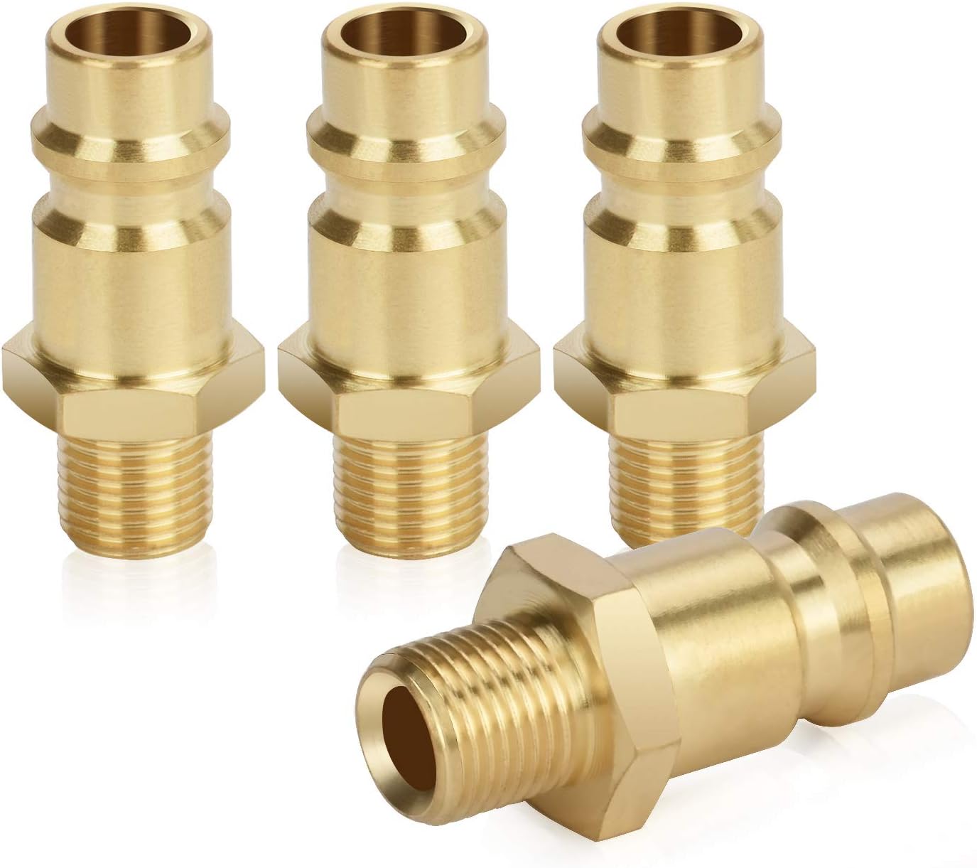 2x Druckluftkupplung 1/4 Zoll IG - Messing Schnellkupplungen Für Druckluft