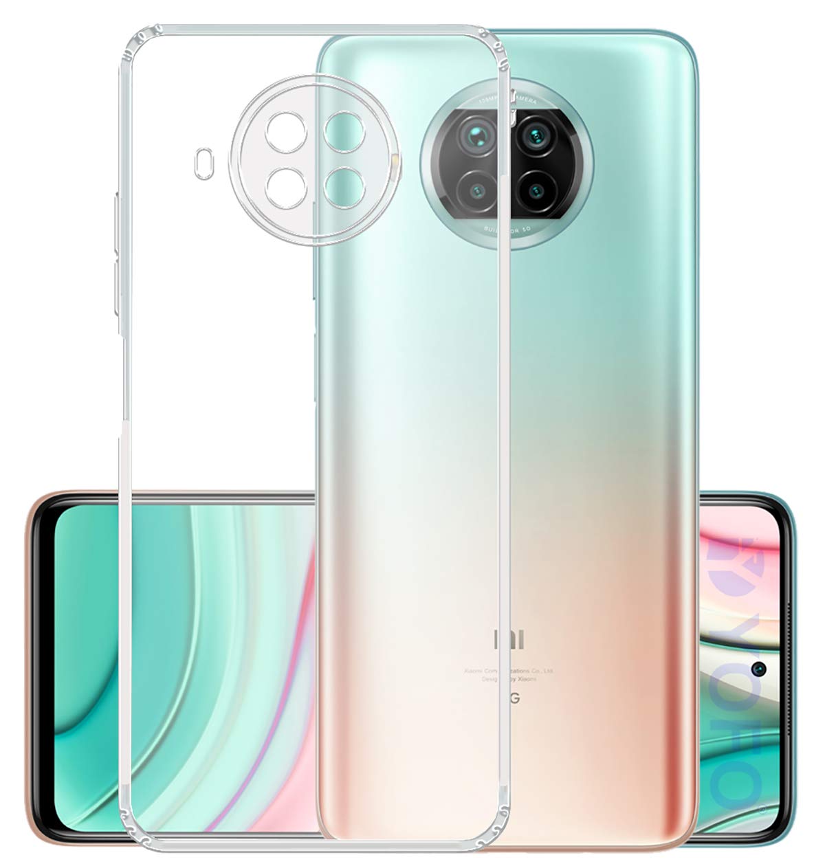 YOFO Back Cover for Xiaomi Mi 10i (Flexible|Silicone|Transparent|Camera Protection|DustPlug) (B08XZLFR1K) Amazon Price History, Amazon Price Tracker