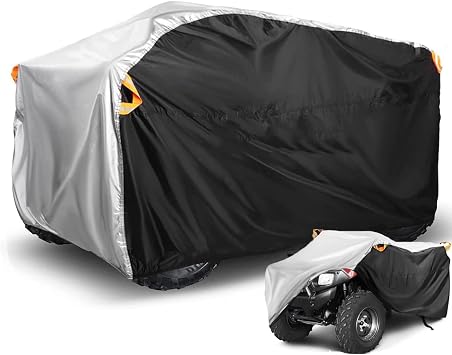 ATV Cover for Can-Am Ds 450 EFI Xmx 2011, Heavy Duty All-Weather Water Resistant Tear-Resistant Quad Bike Cover, 4-Wheelers Garage Easy Storage & Protection