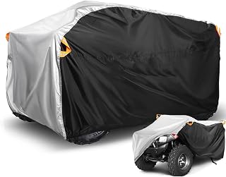 ATV Cover for Yamaha Raptor 250 SE Custom 2008, Heavy Duty All-Weather Water Resistant Tear-Resistant Quad Bike Cover, 4-Wheelers Garage Easy Storage & Protection