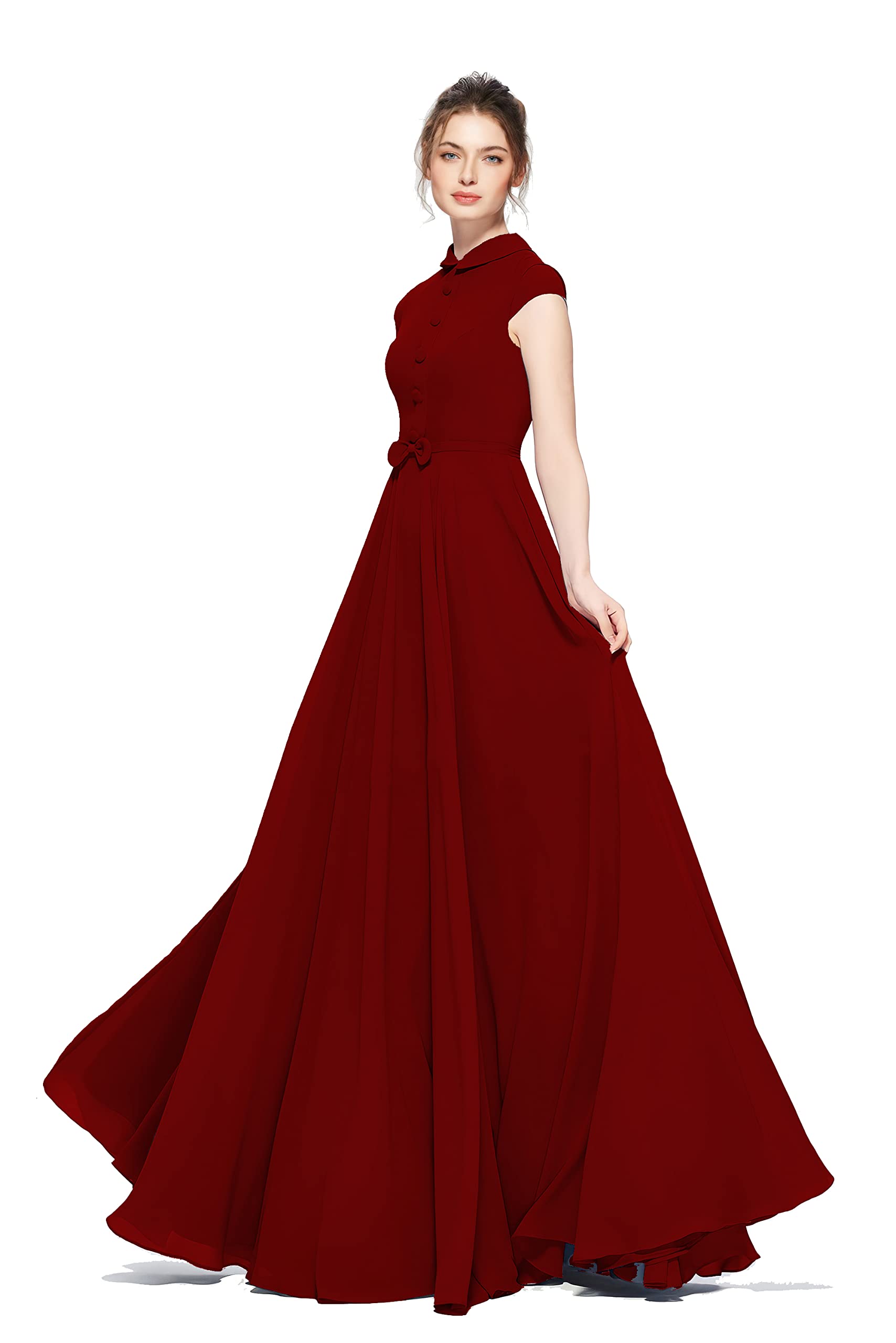 Women's Maxi Fit And Flare Dress