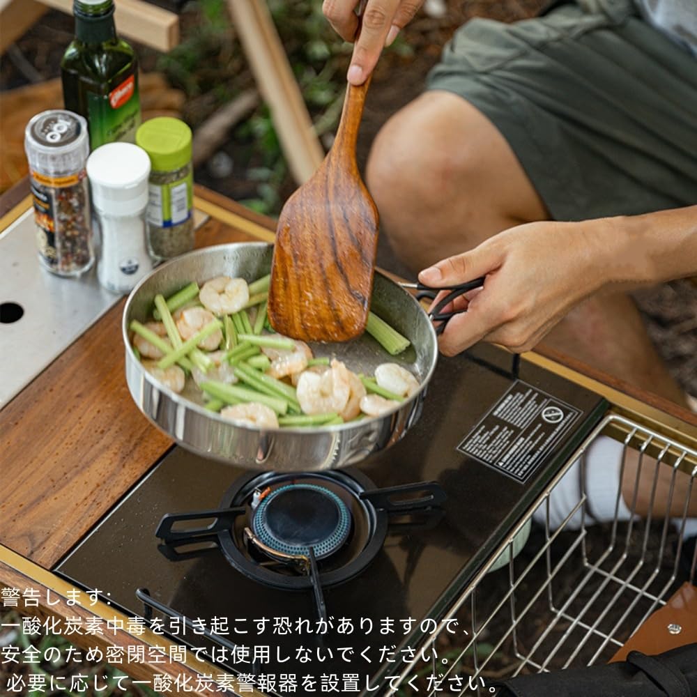 Amazon | Aeroorシングルバーナー 折りたたみ式 4000W/4500Wのハイ